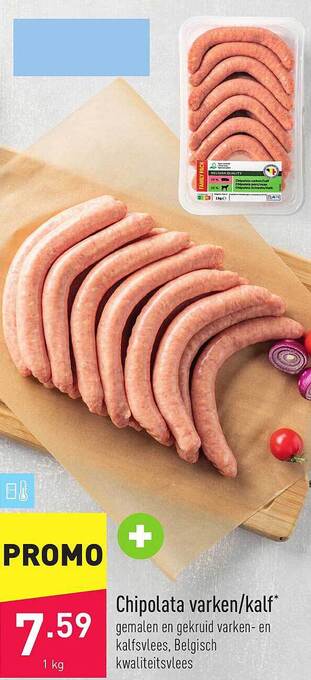 ALDI Chipolata Varken, Kalf aanbieding