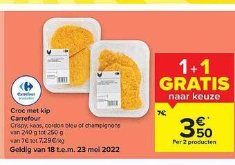 Carrefour Croc Met Kip aanbieding
