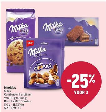 Koekjes Milka
