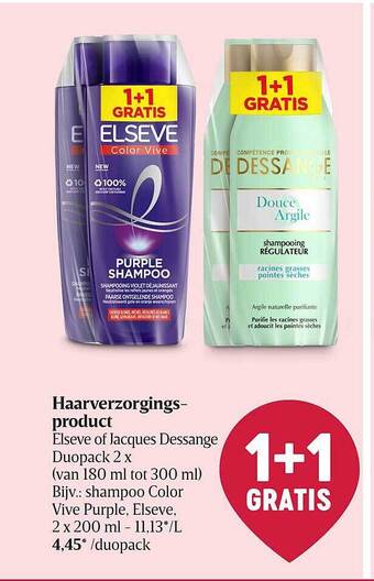 Delhaize Haarverzorgingsproduct aanbieding