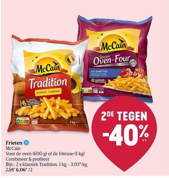 Delhaize Frieten Mccain aanbieding
