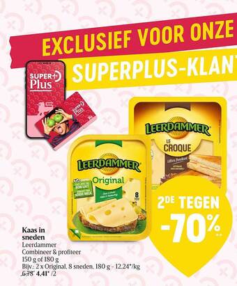 Delhaize Kaas In Sneden aanbieding