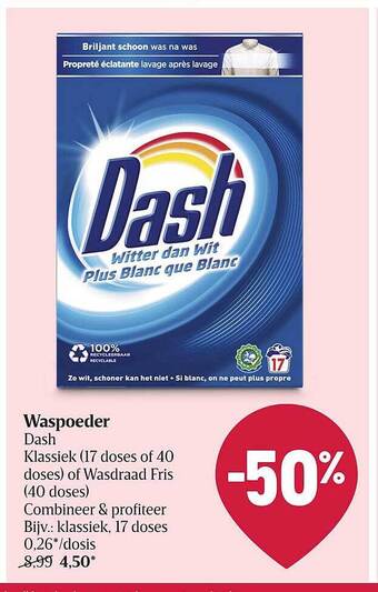 Delhaize Waspoeder aanbieding