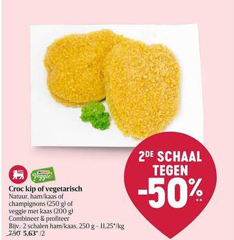 Delhaize Croc Kip Of Vegetarisch aanbieding