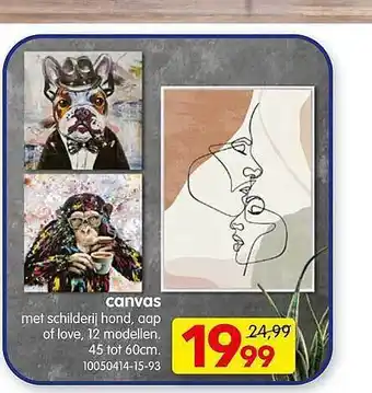 Yess Canvas aanbieding
