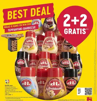 Delhaize Koude Saus Devos & Lemmens aanbieding