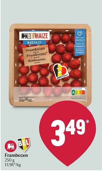 Delhaize Frambozen aanbieding
