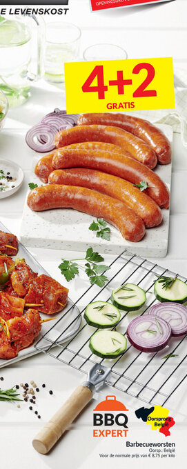 Intermarché BBQ Expert Barbecueworsten aanbieding
