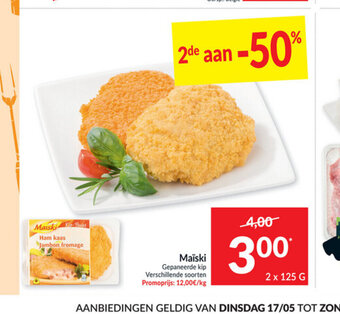 Intermarché Maiski 2 x 125 g aanbieding