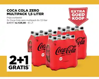 Jumbo Coca Cola zero multipack 1,5 liter aanbieding