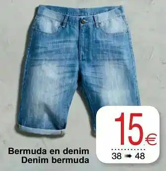 Cora Bermuda en denim denim bermuda aanbieding