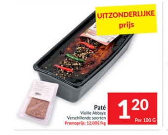 Intermarché Pate per 100 g aanbieding