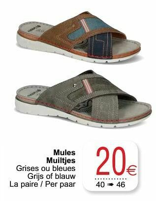 Cora Mules muiltjes aanbieding