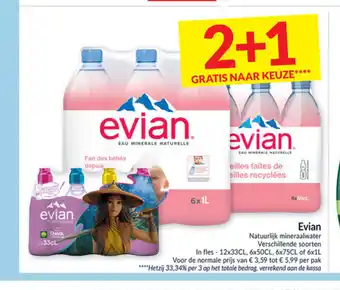 Intermarché Evian per pak aanbieding