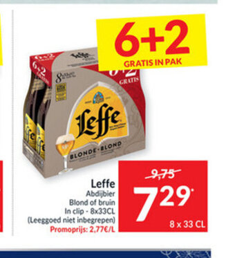 Intermarché Leffe 8 x 33 cl aanbieding