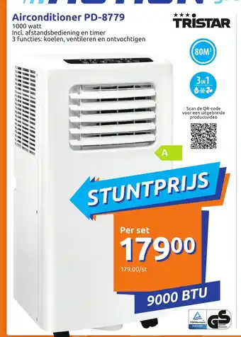 Action Tristar Airconditioner PD-8779 per set aanbieding