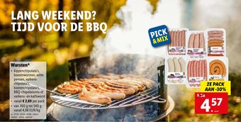 Lidl Worsten aanbieding