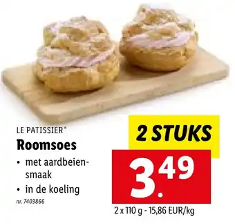 Lidl Le Patissier Roomsoes aanbieding