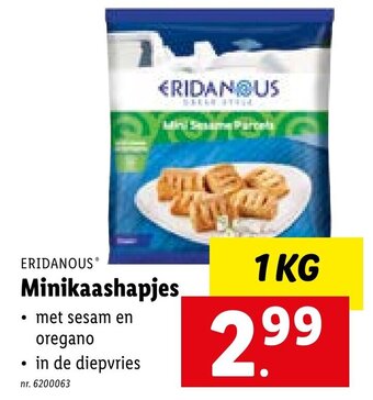 Lidl Eridanous Minikaashapjes aanbieding