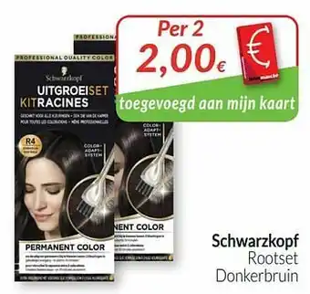 Schwarzkopf rootset donkerbruin