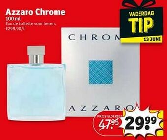 Kruidvat Azzaro chrome aanbieding