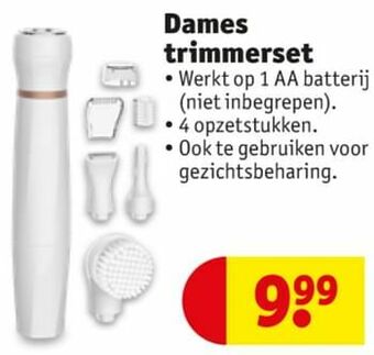 Kruidvat Dames trimmerset aanbieding