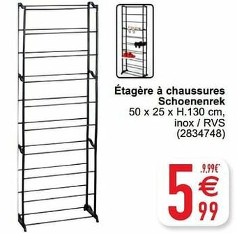 Étagère à chaussures schoenenrek