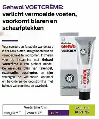 Voetcrème