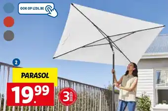 Livarno Home Parasol 210x140cm