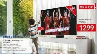 Selexion Samsung qled 4k uhd smart tv qe55q95tc aanbieding