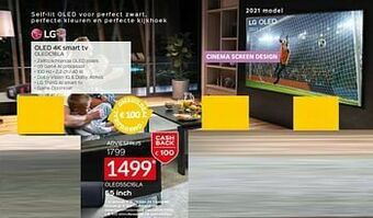 Selexion Lg oled 4k smart tv oledc16la aanbieding