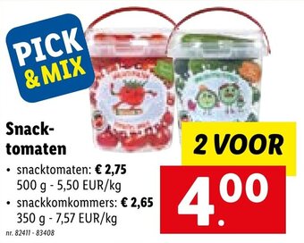 Lidl Snack tomaten aanbieding