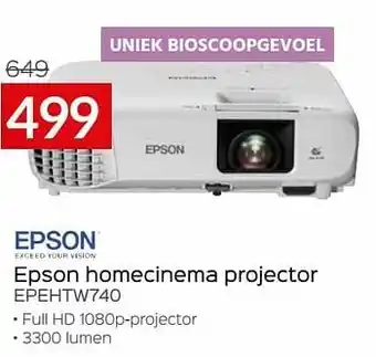 Epson homecinema projector epehtw740