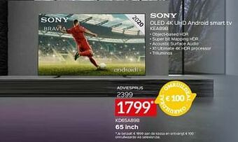 Sony oled 4k uhd android smart tv kea89b