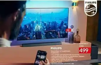 Selexion Philips soundbar 3.1 multiroom tab890510 aanbieding