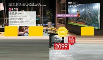 Selexion Lg oled 4k smart tv oledc16la aanbieding