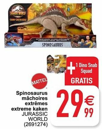 Spinosaurus mâchoires extrêmes extreme kaken jurassic world