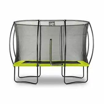 Brico Exit trampoline Silhouette 214x305cm groen aanbieding