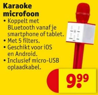 Karaoke microfoon