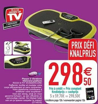 Best of tv plaque à vibrations vibrerend platform rock n fit wondercore