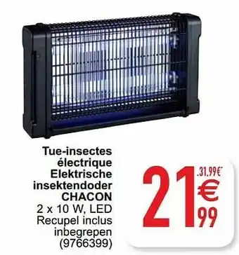 Cora Tue-insectes électrique elektrische insektendoder chacon aanbieding