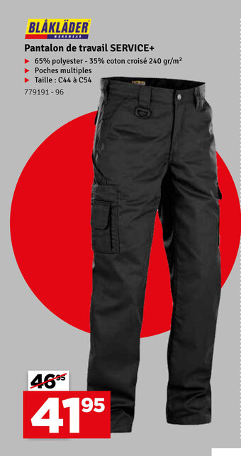 Blaklader Pantalon de travail Service+