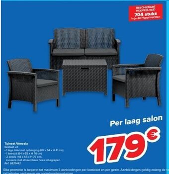 Carrefour Tuinset venezia aanbieding