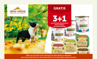 AVEVE Op het hele assortiment almo nature hondenvoeding aanbieding