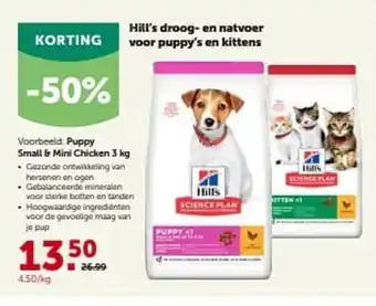 AVEVE Hill's droog-en natvoer voor puppy's en kittens aanbieding