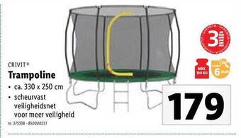Lidl Trampoline aanbieding