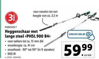 Lidl Heggenschaar Met Lange Steel aanbieding