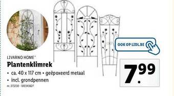 Lidl Plantenklimrek aanbieding