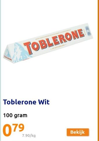 Toblerone wit 100g