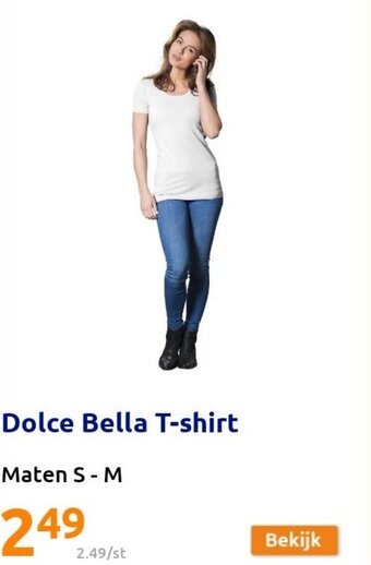 Action Dolce bella t-shirt aanbieding